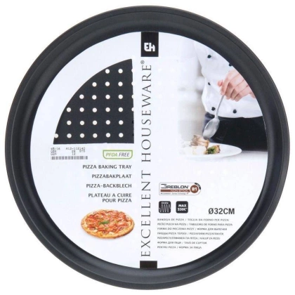 Forma do pieczenia pizzy blacha na pizzę perforowana 32 cm