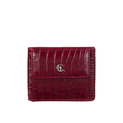 Mały portfel skórzany Canaletto z wzorem krokodylej skóry PD1055cs162 RFID