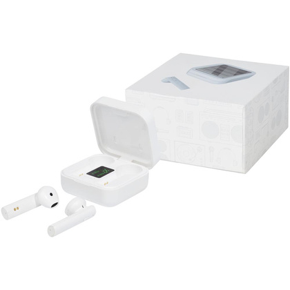 Tayo słuchawki douszne z technologią TWS ładowane za pomocą światła słonecznego