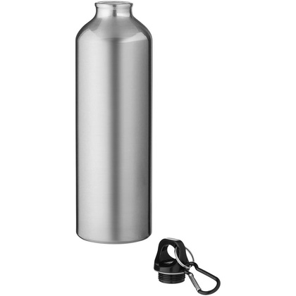 Aluminiowa butelka na wodę Oregon z karabińczykiem o pojemności 770 ml