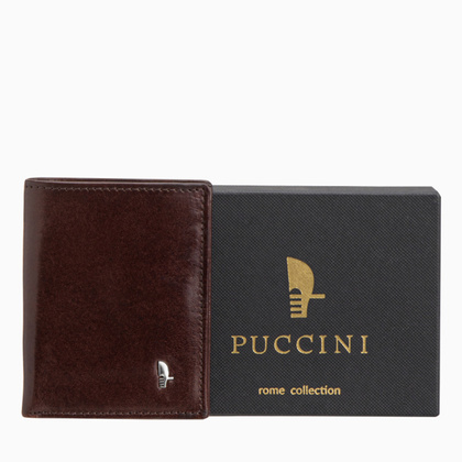 Portfel męski skórzany PUCCINI ROME CR1810 2 Brązowy