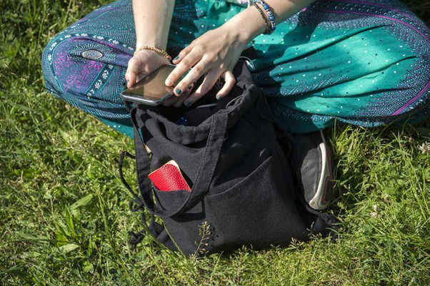 Worek na sznurkach PAMUK KEMER Czarny