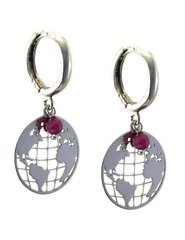 Kolczyki SAO PAULO Rubin 925