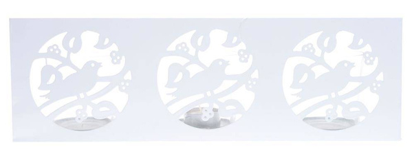 Świecznik z ptaszkiem potrójny