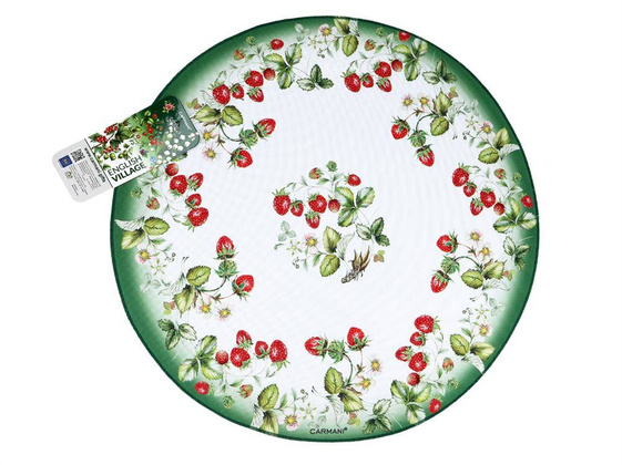 Podkładka na stół okrągła - Poziomka (CARMANI)