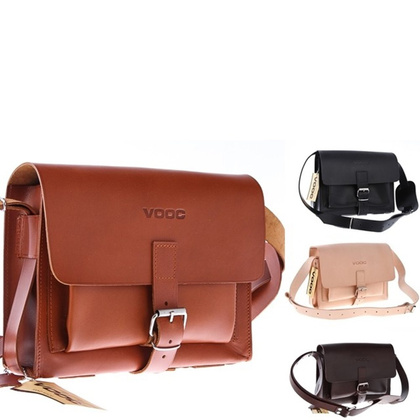 Listonoszka skórzana KEMER VOOC Vintage  P32 Beżowa