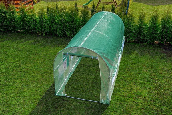 Tunel Foliowy z oknami - 10m2  Zielony