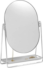 Lusterko Stackers szaro-srebrne z organizerem na biżuterię