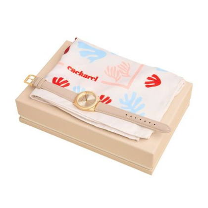 Zestaw upominkowy Cacharel zegarek i apaszka CFM535F + CMN535X