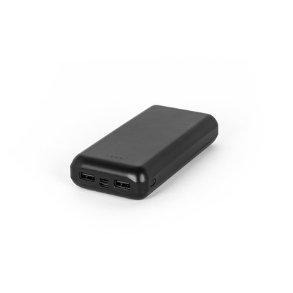 LEAKEY 20. Power bank 20'000 mAh wykonany w ABS pochodzącego z recyklingu