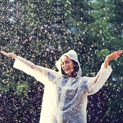 Płaszcz przeciwdeszczowy CLERMONT-FERRAND Przeźroczysty