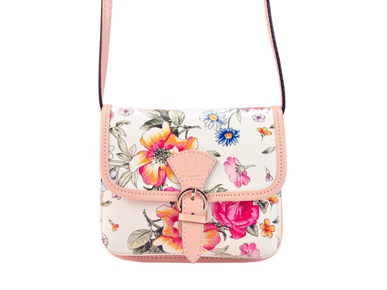 Torebka damska skórzana KEMER 112 FL Granatowy