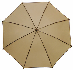 Automatyczny parasol WALTZ, beżowy, brązowy