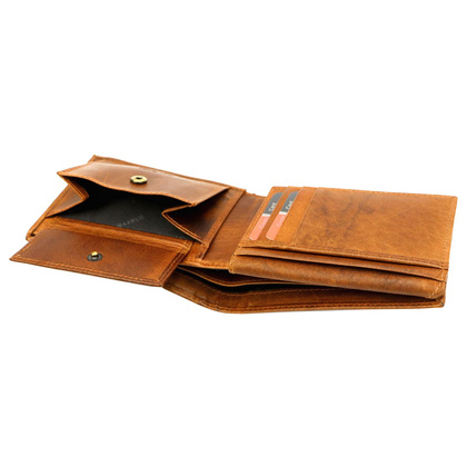 Portfel męski skórzany PIERRE CARDIN TILAK110 8806 Camel