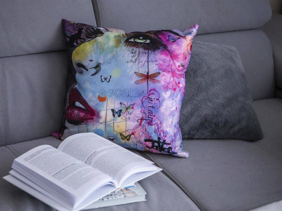 Poduszka z wypełnieniem/suwak - Loui Jover (CARMANI)