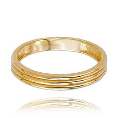 MINET Elegancki złoty pierścionek Au 585/1000 rozm. 14 - 1,70g