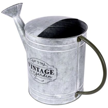 Konewka metalowa dekoracyjna ozdobna ogrodowa