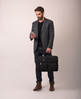 Torba na laptop do 17" McKlein Rockford Czarna