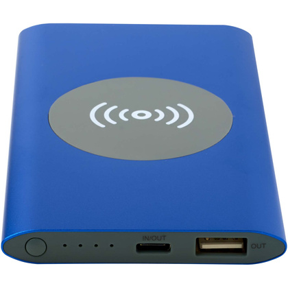 Juice bezprzewodowy powerbank o pojemności 4000 mAh Type-C z aluminium pochodzącego z recyklingu