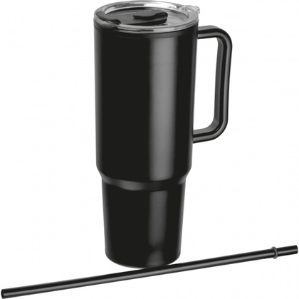Kubek ze słomką XXL 1200 ml