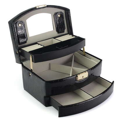 Organizer Szkatułka na biżuterię z lusterkiem 