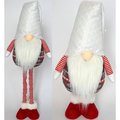 Skrzat na teleskopowych nogach biały od 80 do 115 cm