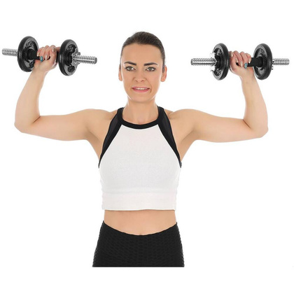 Hantla Żeliwna 19 Kg ( 2X9.5 Kg ) Walizka Eb Fit