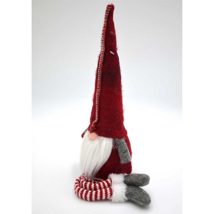 Skrzat dekoracyjny 30+15 cm - czerwony