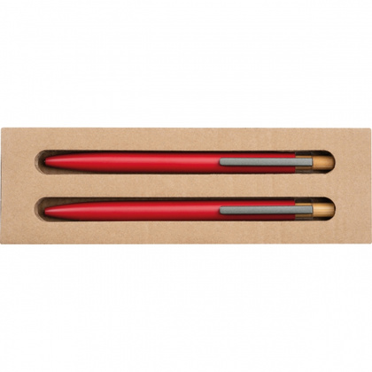 Zestaw piśmienny długopis półżelowy i ołówek automatyczny