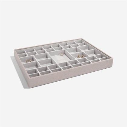 Szkatułka na biżuterię Stackers 41 komorowa supersize velvet taupe