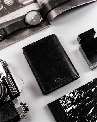 Skórzany portfel męski na karty