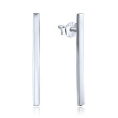 MINET Eleganckie srebrne kolczyki sztyfty