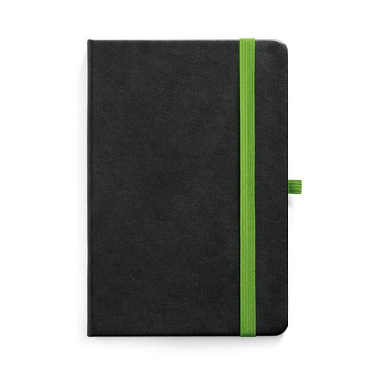 Notes A5 z twardą okładką, strony w linie
