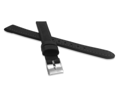 LAVVU Czarny szyty pasek SPORT z luksusowej skóry Top Grain - 12