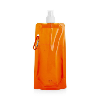 Składana butelka 460 ml, pomarańczowa