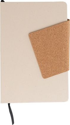 Notatnik A5 w linie z kartonu po mleku