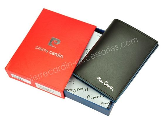 Etui na dokumenty skórzane PIERRE CARDIN PSP520.3 8814 Czarne