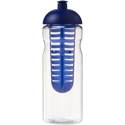Bidon H2O Base® z wypukłym wieczkiem o pojemności 650 ml z możliwością przyrządzania wody smakowej