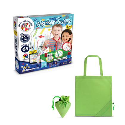 DIY Pen Factory Kit II. Gra edukacyjna dostarczany ze składaną torbą prezentową