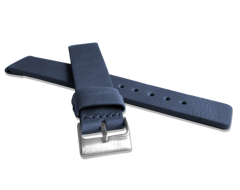 LAVVU Granatowy gładki pasek PLAIN z luksusowej skóry Top Grain - 16