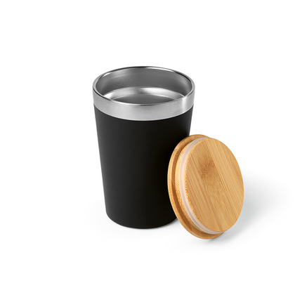 Kubek podrózny Don ze stali nierdzewnej z recyklingu 390 ml
