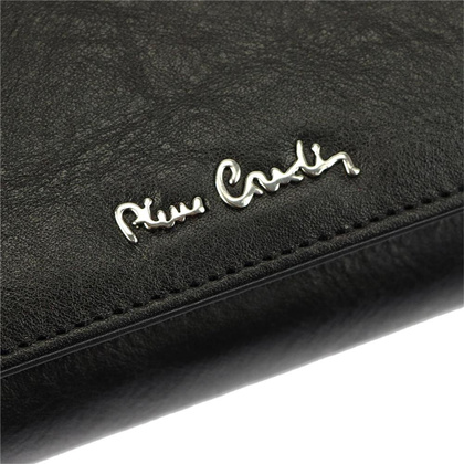 Portfel damski skórzany PIERRE CARDIN 06 ITALY 108 Czerwony