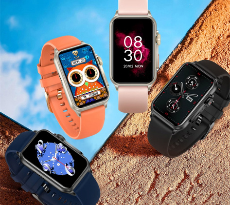 Smartwatch Damski RUBICON RNCF06 Rose Gold/Pink SMARUB223