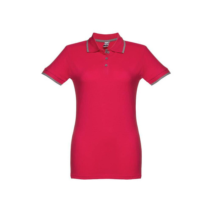 THC ROME WOMEN. Damski slim fit polo t-shirt