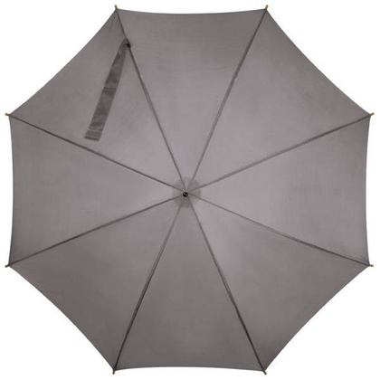 Parasol automatyczny, drewniany NANCY Szary