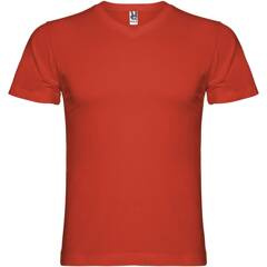 Samoyedo koszulka męska z krótkim rękawem i dekoltem w serek