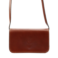 Torebka damska skórzana 107 Brązowa