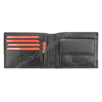 Portfel męski skórzany PIERRE CARDIN TILAK25 8805 RFID Czarny