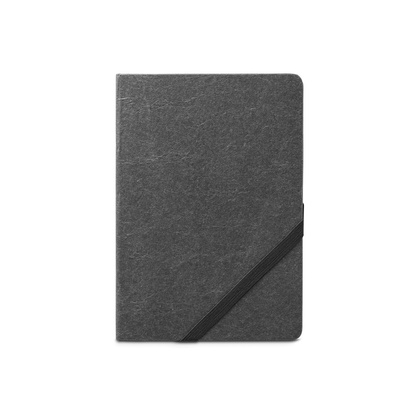 HUXLEY. Notatnik formatu A5, wykonany z papieru wodoodpornego, z kartkami w linie, wykonany z materiału z certyfikatem FSC™ i innych materiałów kontrolowanych