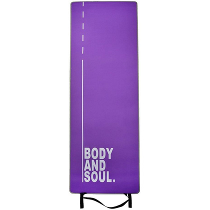 Mata do ćwiczeń Profit Body and Soul 180x60x0,6cm fioletowa DK 705-N